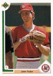 1991 Upper Deck Base Set John Tudor #329 card