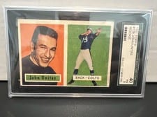 1957 Topps John Unitas #138 card