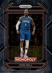 2022-23 Panini Prizm Monopoly Base Set John Wall #39 card