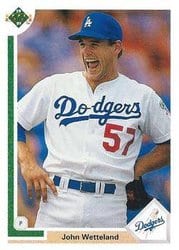1991 Upper Deck Base Set John Wetteland #668 card