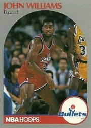1990-91 Hoops Base Set John Williams #304 card