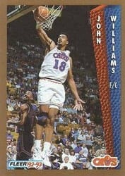 1992-93 Fleer Base Set John Williams #46 card