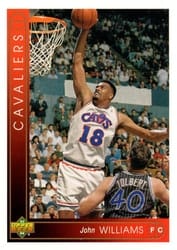 1993-94 Upper Deck Base Set John Williams #78 card