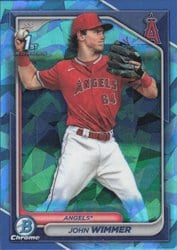 2024 Bowman Sapphire Edition Base Set John Wimmer #BCP-78 card