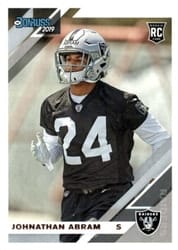 2019 Donruss Base Set Johnathan Abram #261 card
