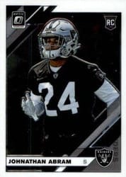 2019 Donruss Optic Base Set Johnathan Abram #111 card