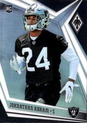 2019 Panini Phoenix Base Set Johnathan Abram #172 card
