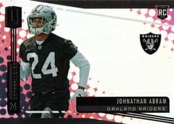 2019 Panini Unparalleled Base Set Johnathan Abram #226 card