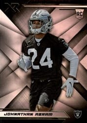2019 Panini XR Base Set Johnathan Abram #145 card