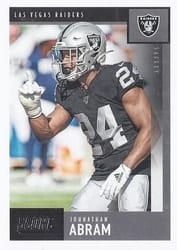 2020 Score Base Set Johnathan Abram #163 card