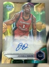 2023-24 Bowman University Best Best of 2023 Refractor Autographs Johnell Davis #B23-JD card