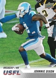 2023 Upper Deck USFL Base Set Johnnie Dixon #3 card