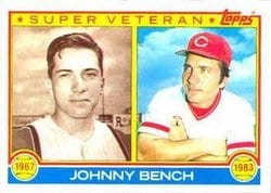 1983 Topps Base Set Johnny Bench #61 card