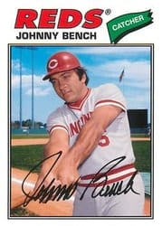 2018 Topps Archives Base Set Johnny Bench #120 card