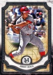 2018 Topps Museum Collection Base Set Johnny Bench #66 card