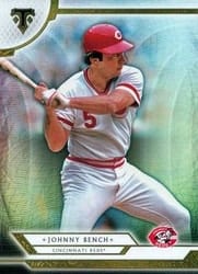 2018 Topps Triple Threads Base Set Johnny Bench #82 card