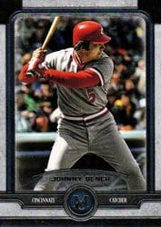 2019 Topps Museum Collection Base Set Johnny Bench #27 card