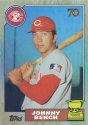 2021 Topps All-Star Rookie Cup Base Set Johnny Bench #96 card