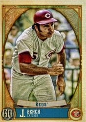 2021 Topps Gypsy Queen Base Set Johnny Bench #318 card