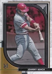2021 Topps Museum Collection Base Set Johnny Bench #62 card