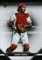 2021 Topps Triple Threads Base Set Johnny Bench #5 card