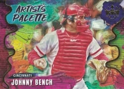 2022 Panini Diamond Kings Artist's Palette Johnny Bench #AP-15 card