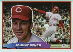 2022 Topps Archives 1988 Topps Big Foil Johnny Bench #88BF-13 card