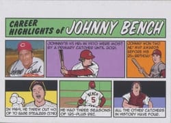 2022 Topps Heritage 1973 Topps Comics Johnny Bench #73TC-31