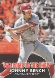 2022 Topps Welcome to the Show Johnny Bench #WTTS-44 card