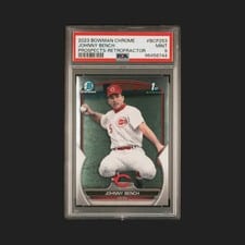 2023 Bowman Chrome Retrofractor Johnny Bench #BCP-253 card
