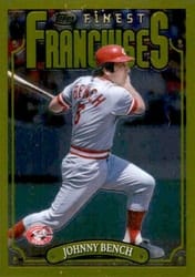 2023 Finest Flashbacks Base Set Johnny Bench #191 card