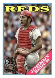 2023 Topps Update 1988 Topps Baseball Johnny Bench #88US-20 card