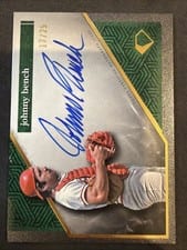2024 Topps Diamond Icons Autographs Johnny Bench #AC-JBE card