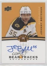 2023-24 Upper Deck Boston Bruins Centennial Bear Tracks Autographs Johnny Boychuk #BT-JO card
