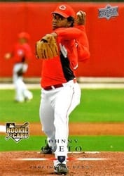 2008 Upper Deck Base Set Johnny Cueto #707 card