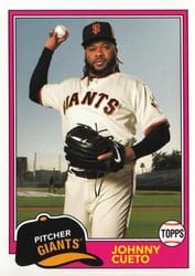 2018 Topps Archives Base Set Johnny Cueto #228 card