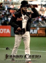 2019 Stadium Club Base Set Johnny Cueto #222 card