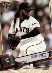 2019 Topps Big League Base Set Johnny Cueto #206 card