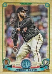 2019 Topps Gypsy Queen Base Set Johnny Cueto #193 card
