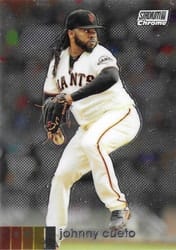 2020 Stadium Club Chrome Base Set Johnny Cueto #360 card