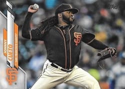 2020 Topps Base Set Johnny Cueto #185 card