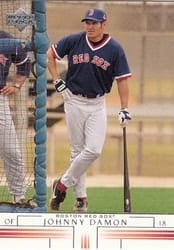 2002 Upper Deck Base Set Johnny Damon #597 card