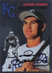 2023 Topps Chrome Platinum Anniversary Base Set Johnny Damon #431 card