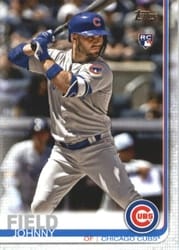 2019 Topps Base Set Johnny Field #606 card