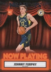 2024-25 Hoops Now Playing Johnny Furphy #3 card