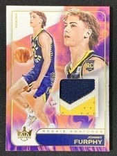 2024-25 Panini Court Kings Rookie Swatches Johnny Furphy #RJS-JFP card