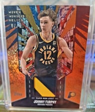 2025-26 Topps Woven Wonders Relics Johnny Furphy #WW-JF card