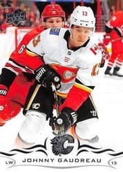 2018-19 Upper Deck Base Set Johnny Gaudreau #31 card