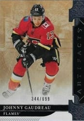 2019-20 Upper Deck Artifacts Base Set Johnny Gaudreau #115 card
