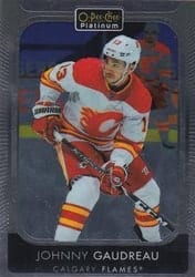 2021-22 O-Pee-Chee Platinum Base Set Johnny Gaudreau #37 card